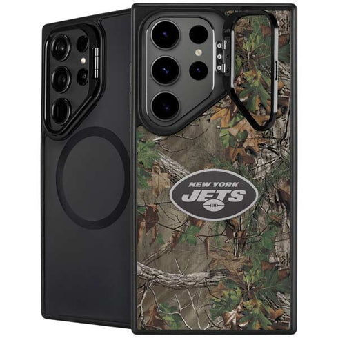 NFL New York Jets Realtree Xtra Green Camo Galaxy S25 Ultra Kickstand Case